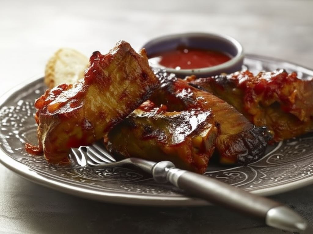 Amerykańskie żeberka BBQ