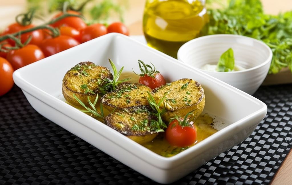 Pieczone angielskie ziemniaki