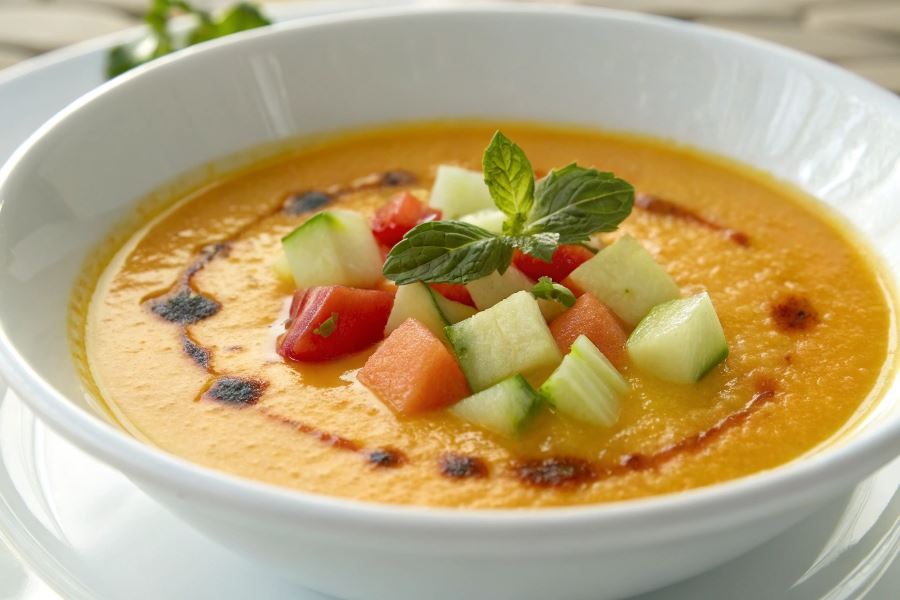 Apetyczny chłodnik z melona