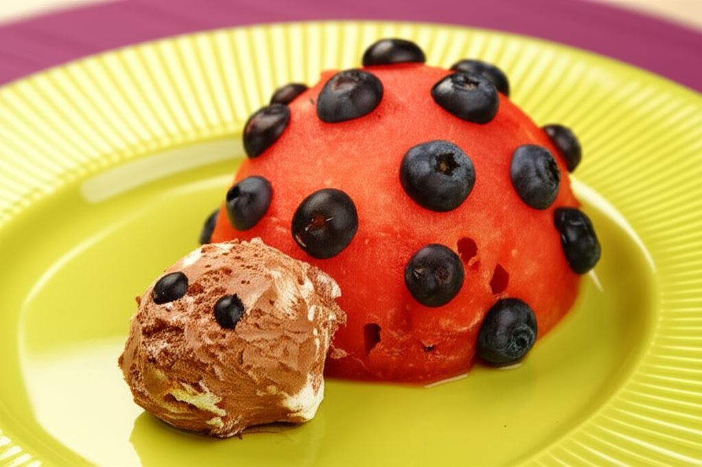 Arbuz z lodami 'Biedronka'