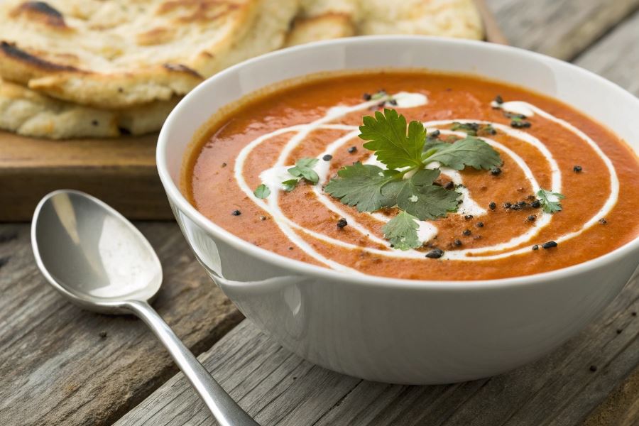 Aromatyczna indyjska zupa pomidorowa