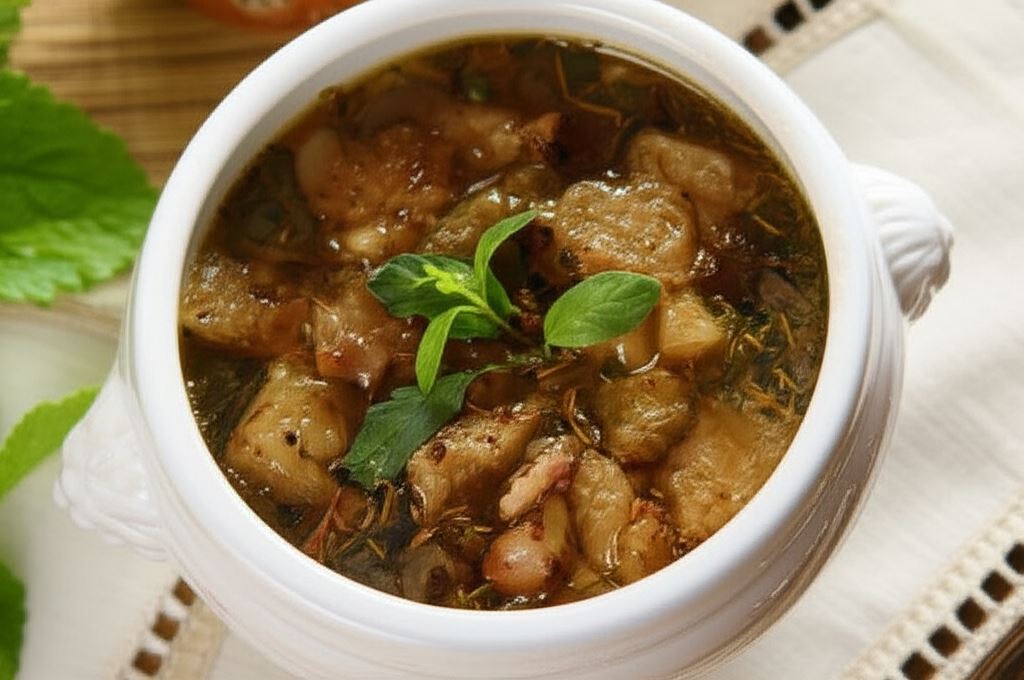 Aromatyczna zupa ziołowa