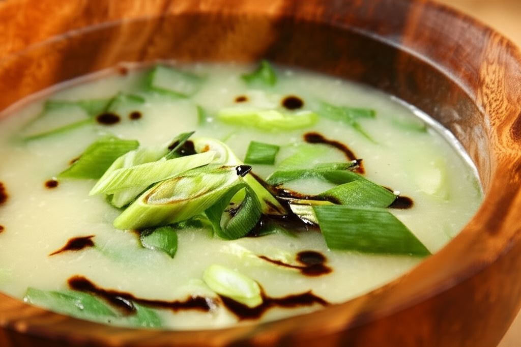 Azjatycka zupa jajeczna