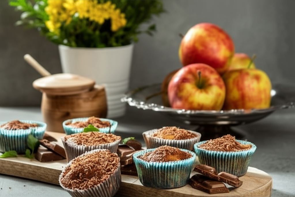 Babeczki z jabłkami i cynamonem