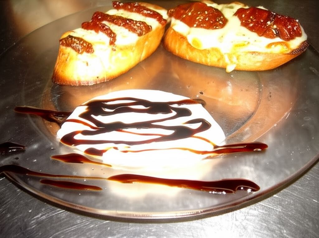 Bagietki czosnkowe z mozarellą i suszonym pomidorem