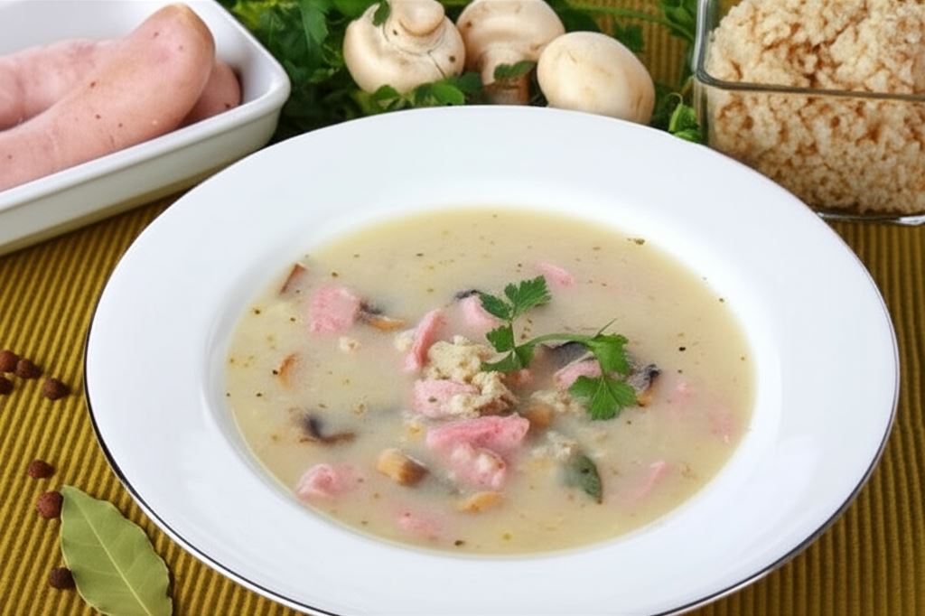 Barszcz biały a la krupnik