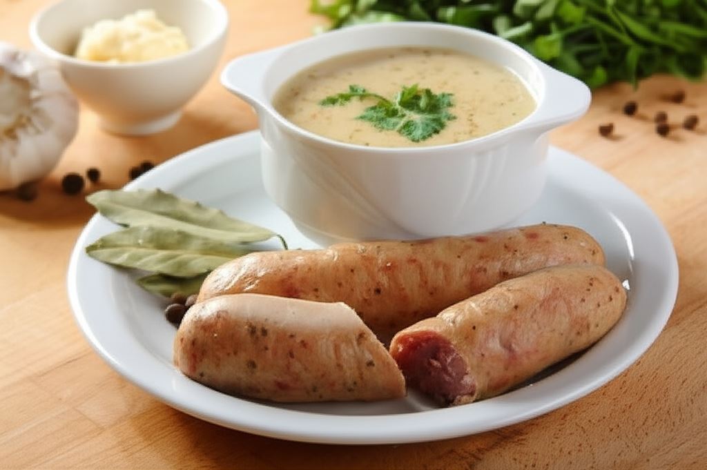 Biała kiełbasa do żurku świątecznego