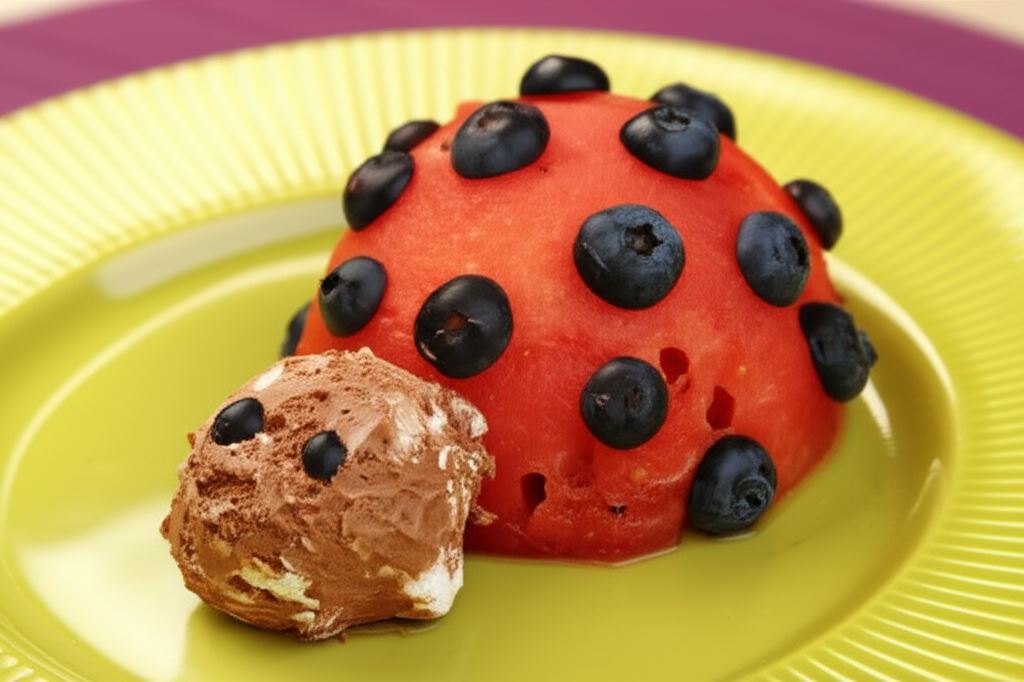 Arbuz z lodami 'Biedronka'