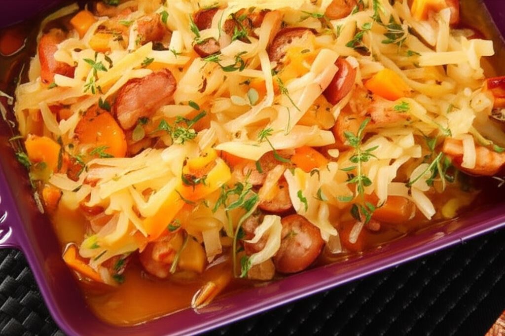 Bigos z młodej kapusty