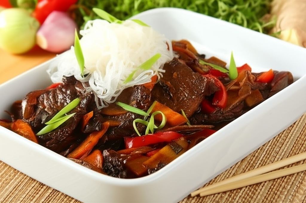 Bo rau thap cam - Wołowina w warzywach po wietnamsku