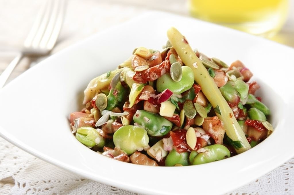 Bób z fasolką szparagową