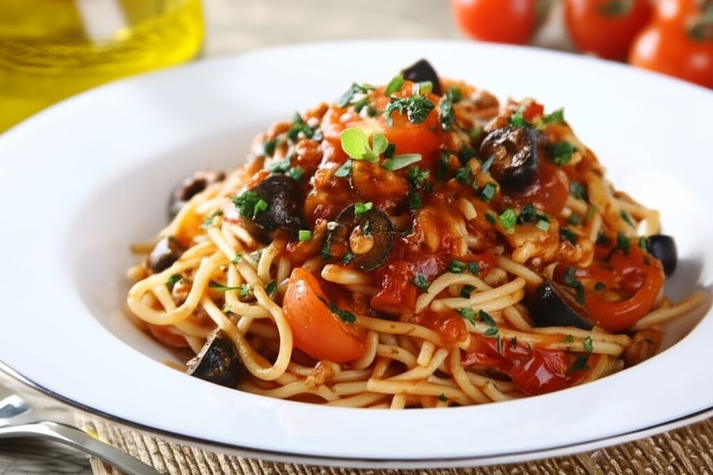 Bolognese w greckim stylu