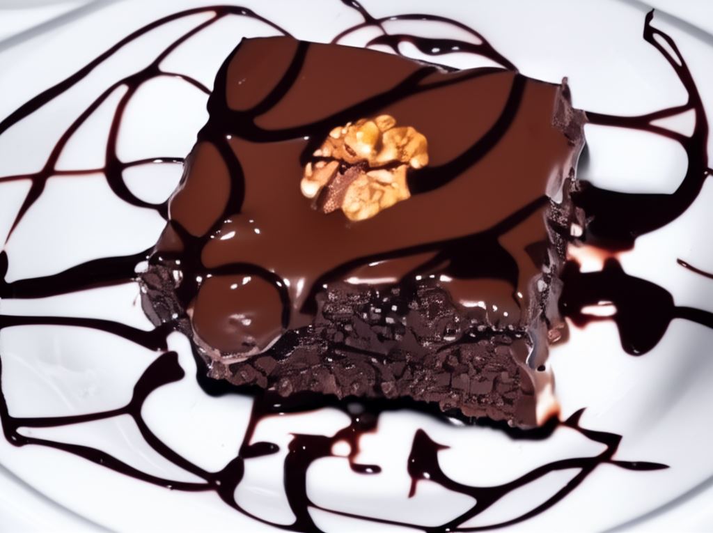 BROWNIE Z POLEWĄ CZEKOLADOWĄ