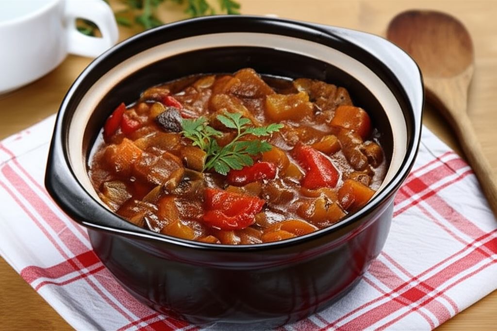 Bułgarski gulasz Gjuwecz