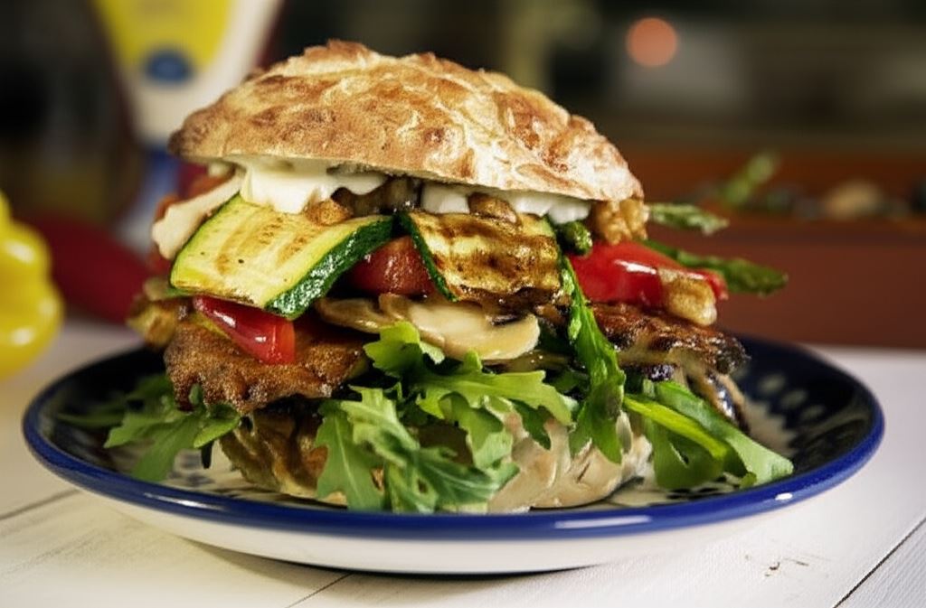 Burger warzywno-ziemniaczany