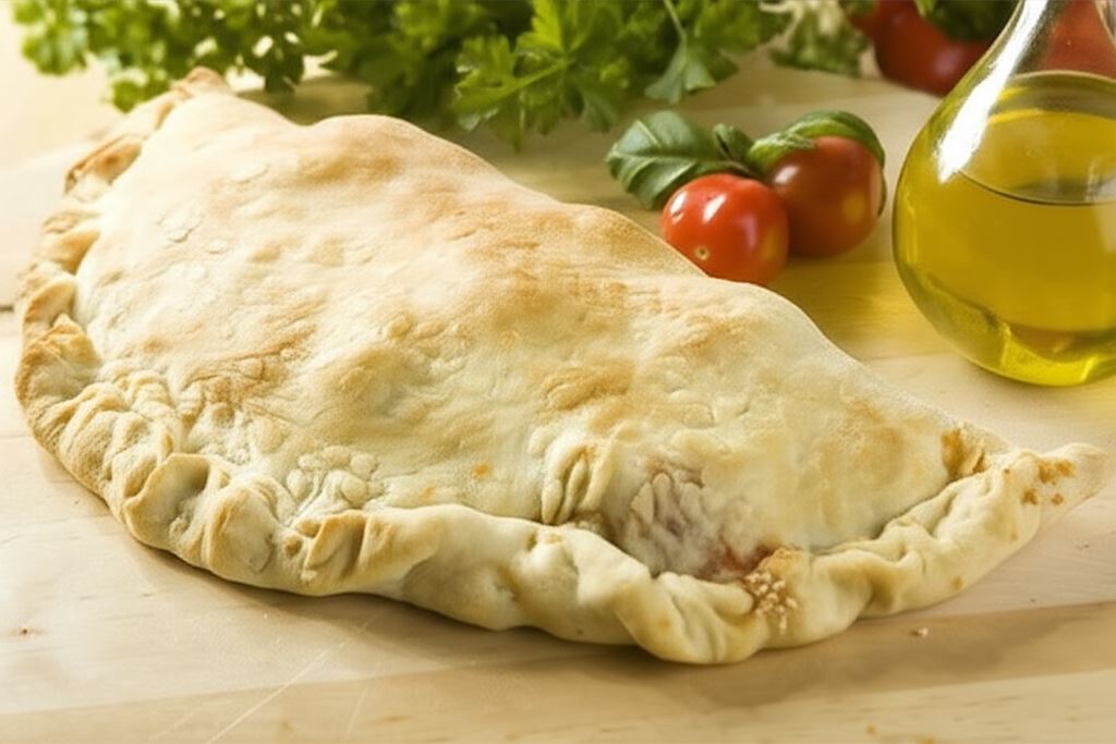 Calzone ze szpinakiem