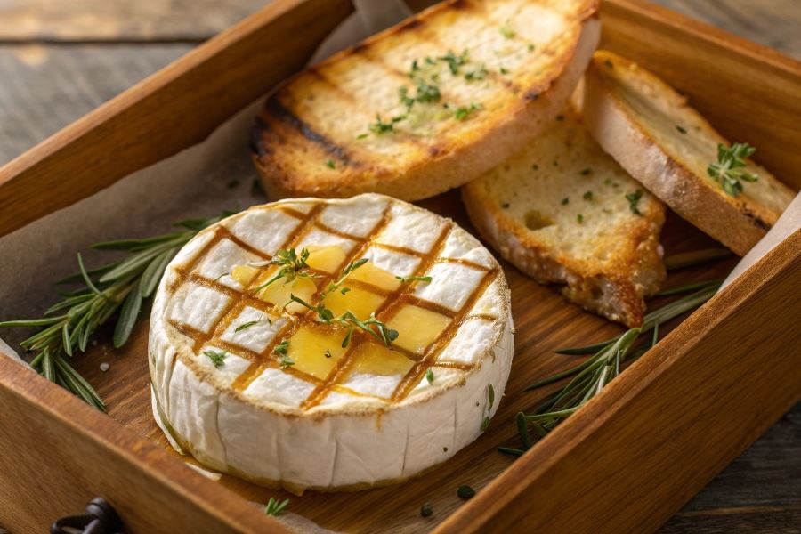 Camembert z krupnikiem