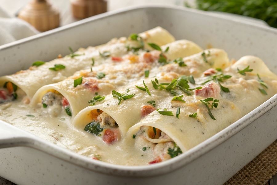 Cannelloni z kurczakiem