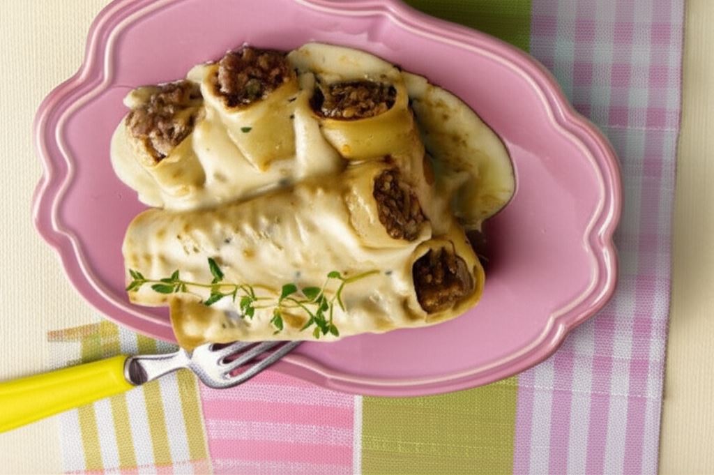 Cannelloni z mięsem i kaparami
