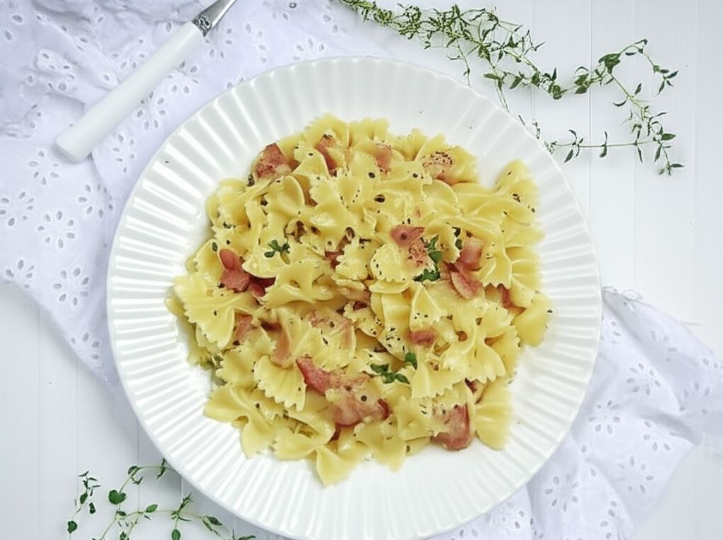 Carbonara z tymiankiem