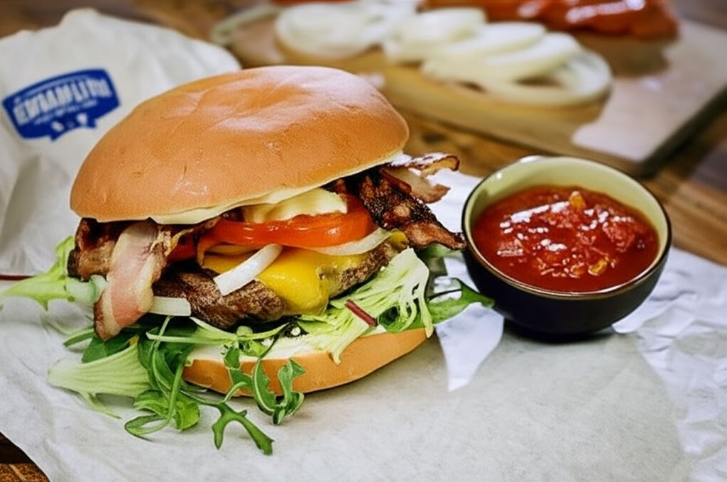 Cheeseburger z bekonem