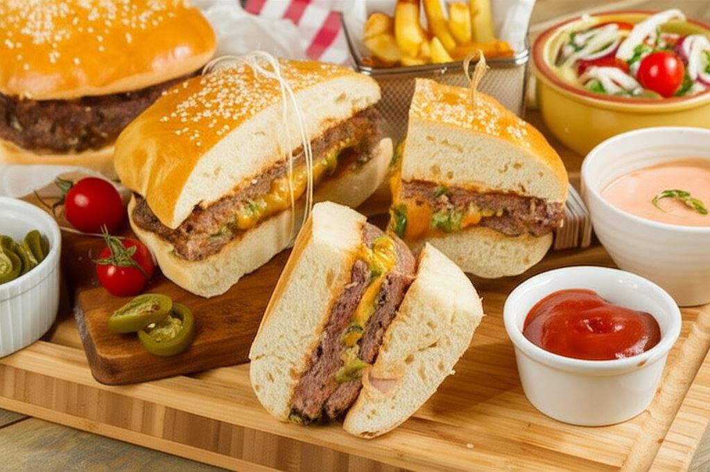 Cheeseburger z kolendrą