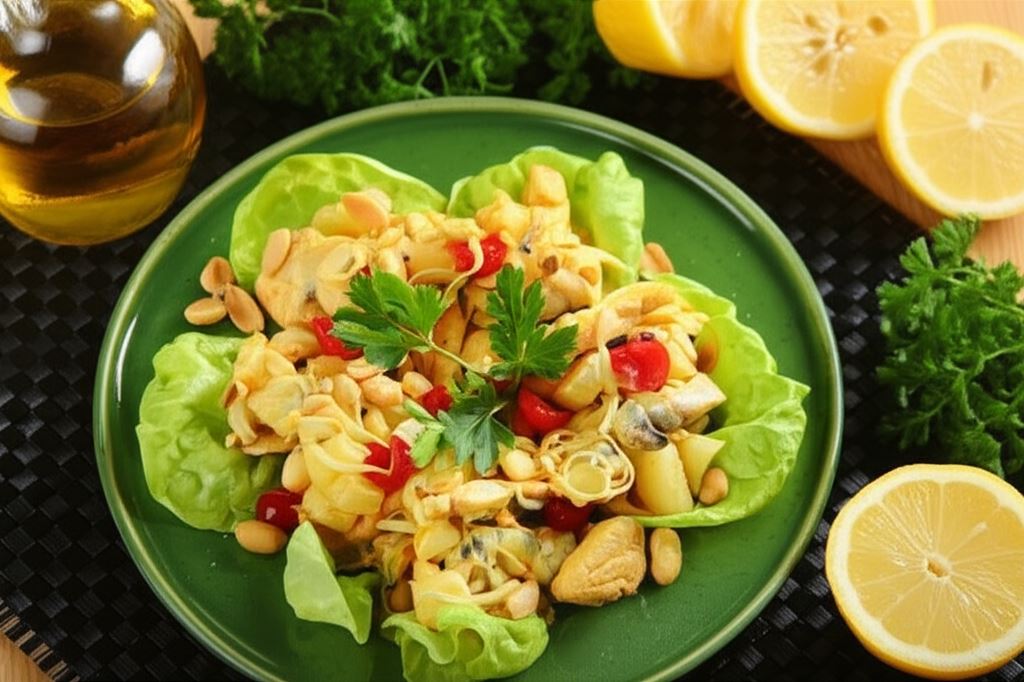 Chińska sałatka z indyka