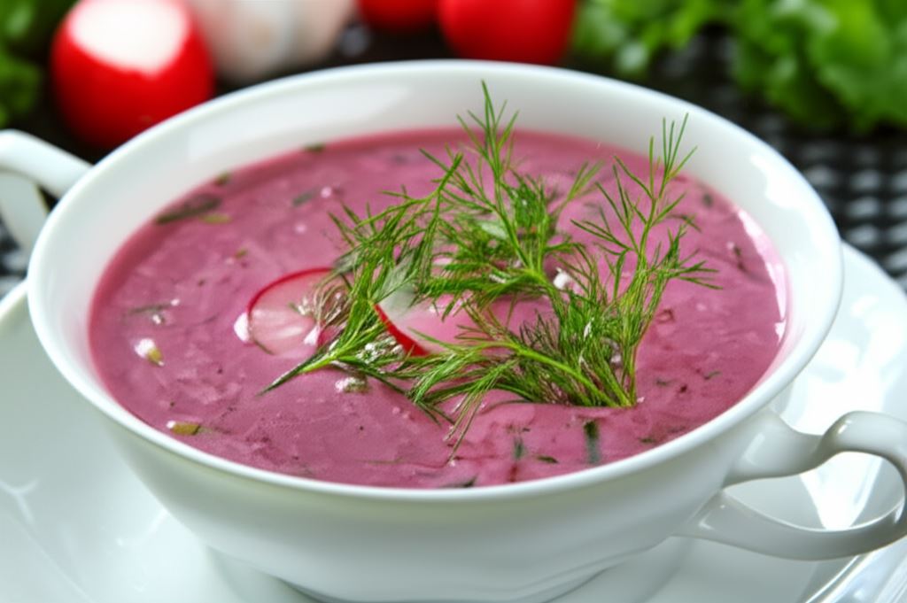 Chłodnik z rzodkiewki