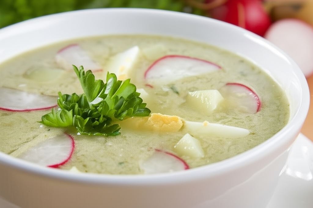 Chłodnik z ziemniakami