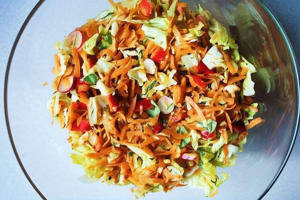 Chrupiąca surówka w orientalnym stylu