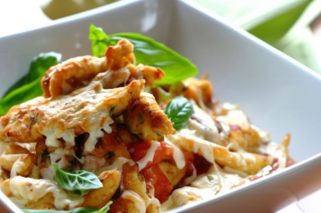 Chrupiące kurczaki z mozzarellą