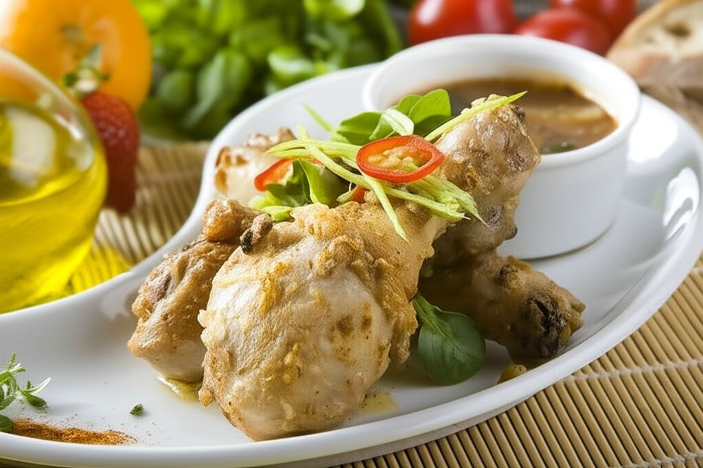 Chrupiący kurczak w sosie słodko-kwaśnym