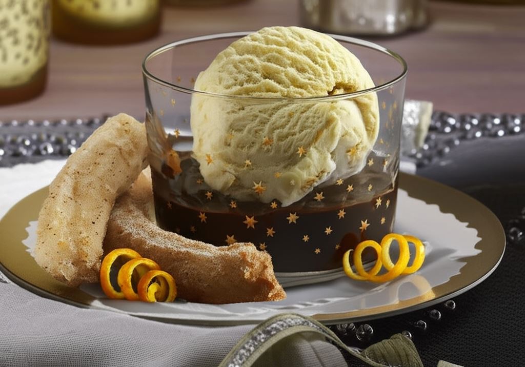 Churros z sosem czekoladowo-pomarańczowym