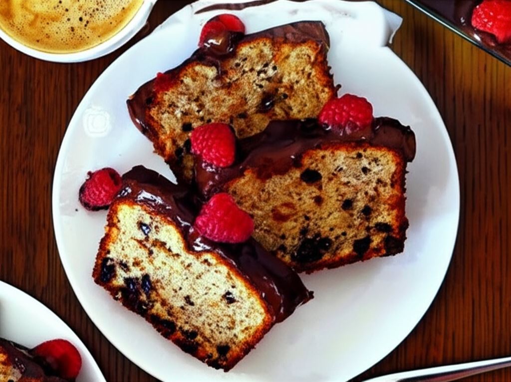 Ciasto bananowe z czekoladą