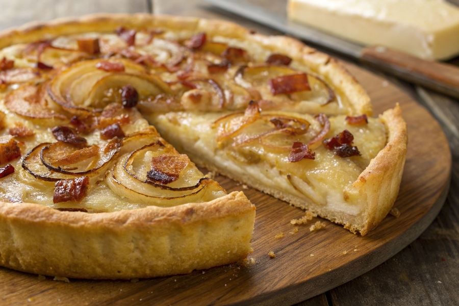 Ciasto cebulowe z pyszną polewą