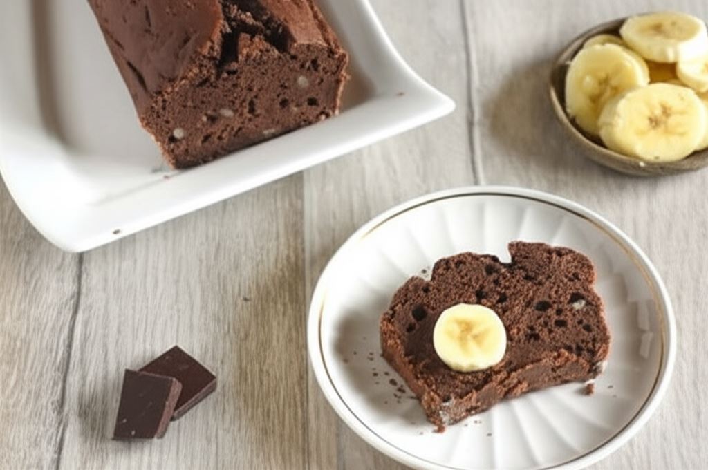 Ciasto czekoladowe z bananami