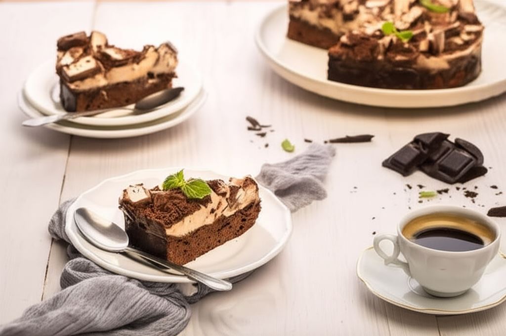 Ciasto mleczna kanapka (Milky Way)