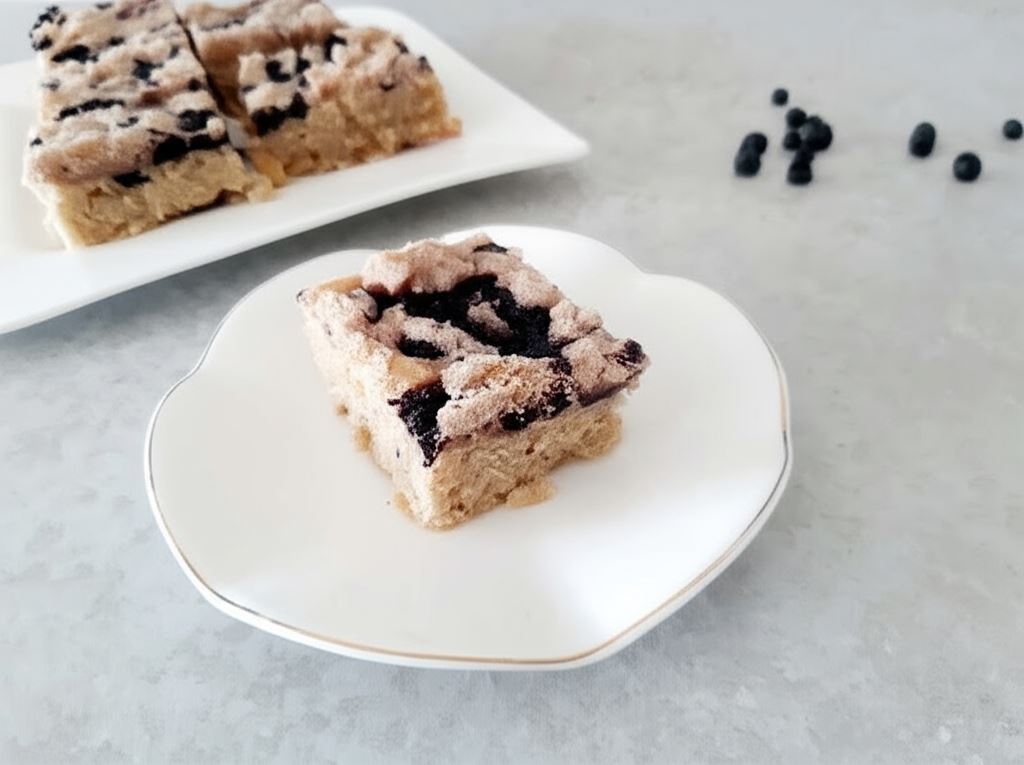 Ciasto ucierane z jagodami