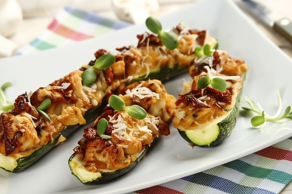 Cukinia faszerowana indykiem