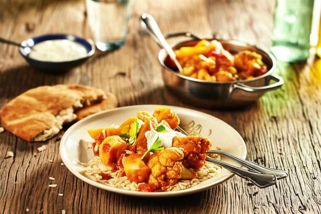 Curry z kalafiora i ziemniaków