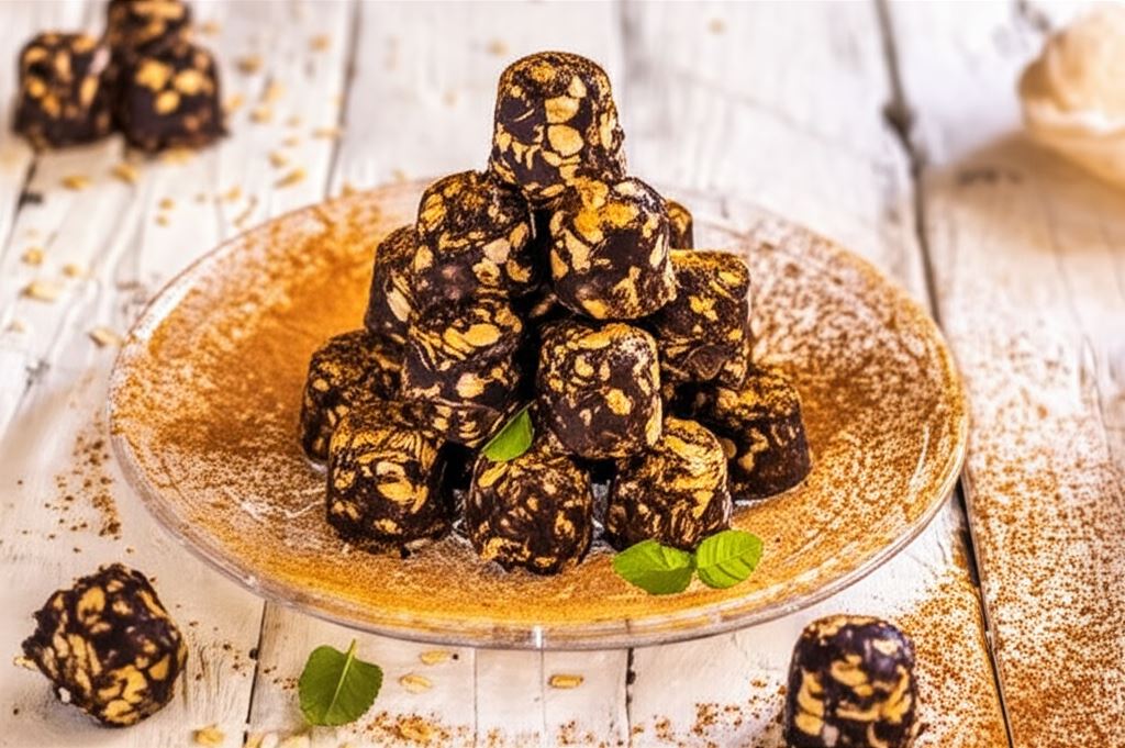 Czekoladowe trufle owsiane