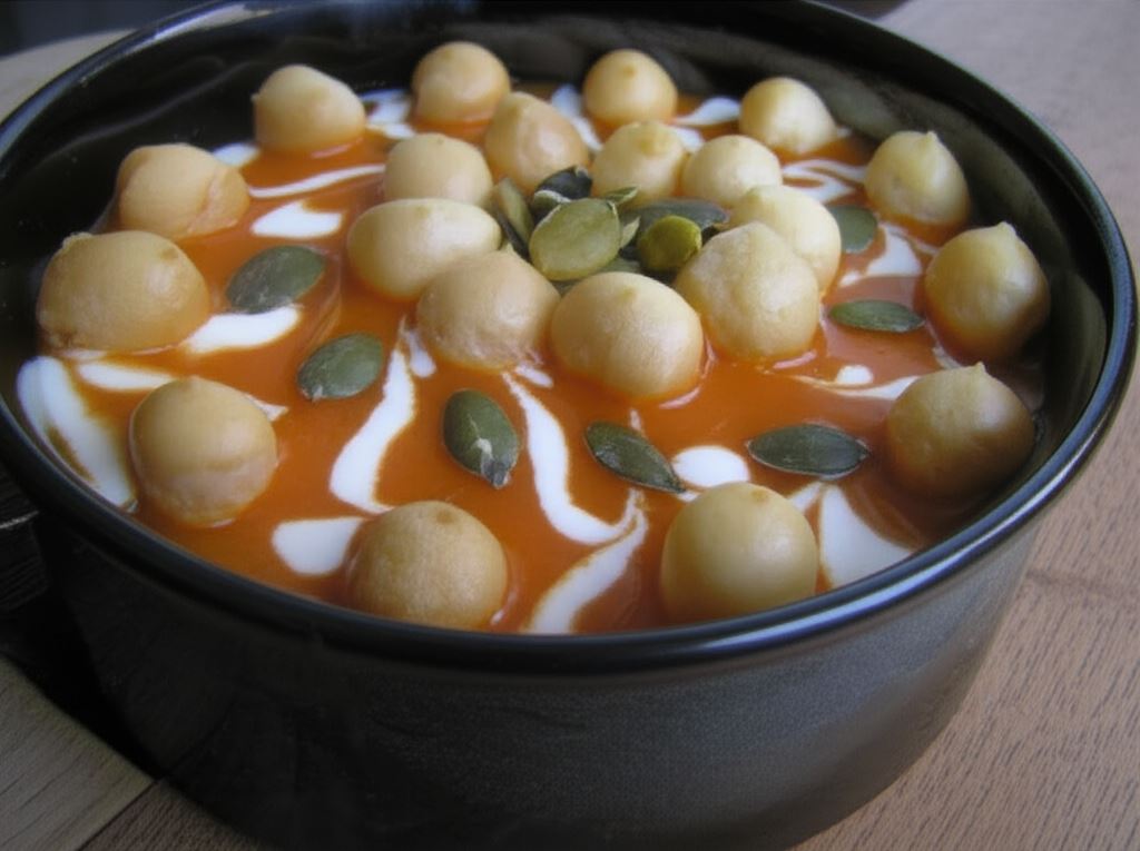 Czerwony krem z papryki