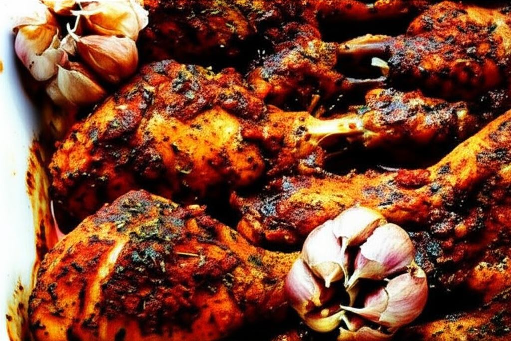 Czosnkowo tymiankowe podudzia