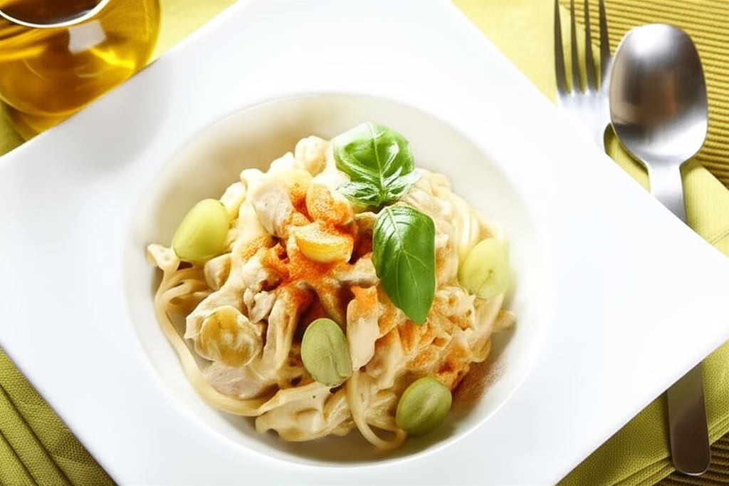 Cztery sery z kurczakiem