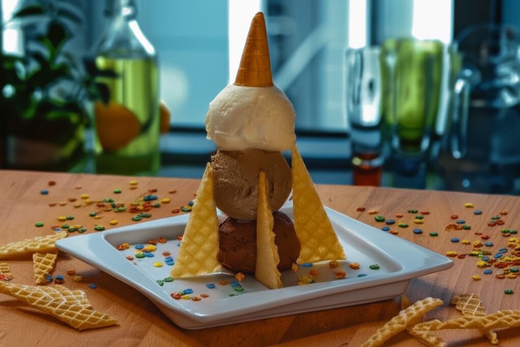 Deser lodowy dla dzieci 'Rakieta'