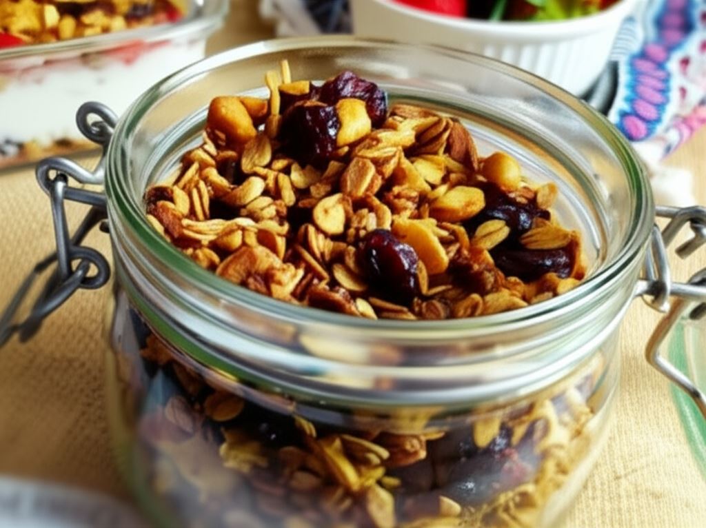 Domowa granola musli z miodem