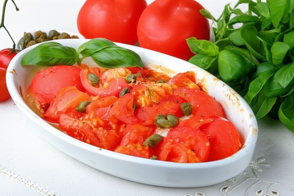 Dorsz w sosie pomidorowym