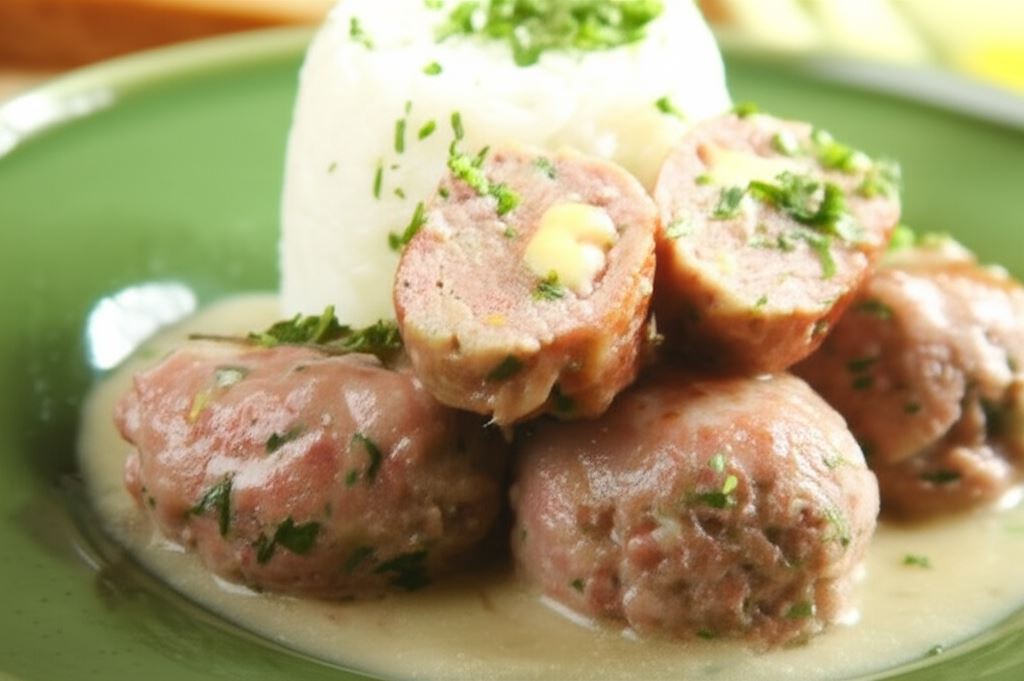 Drobiowe pulpeciki z sosem pieczarkowym