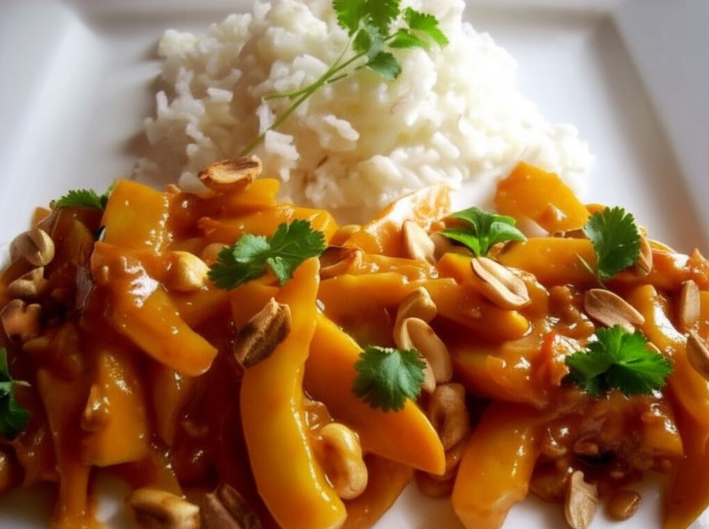 Dynia w sosie orzeszkowym