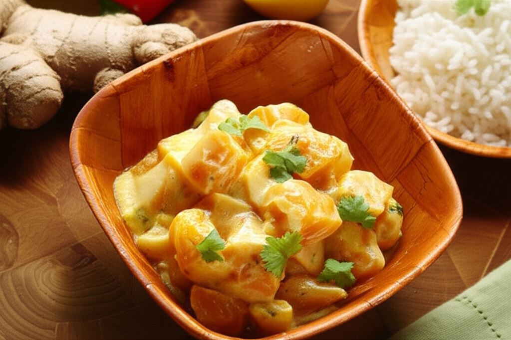 Dynia z napojem kokosowym